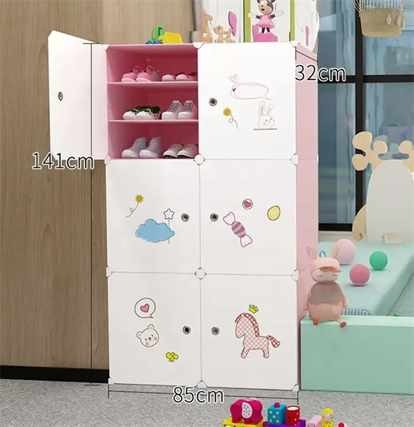 Plastic shoe rack